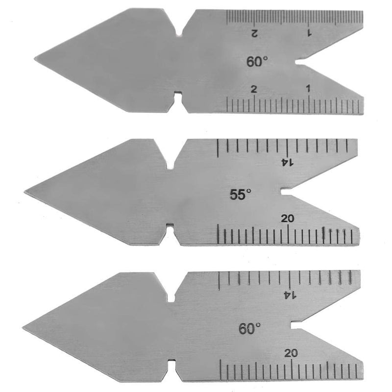 Pitch Gauge, Fishtail Gauge Screw Cutting Tools Thread Gauges, Grinding Lightweight for Measuring Screws Pitch for Cutting Screws