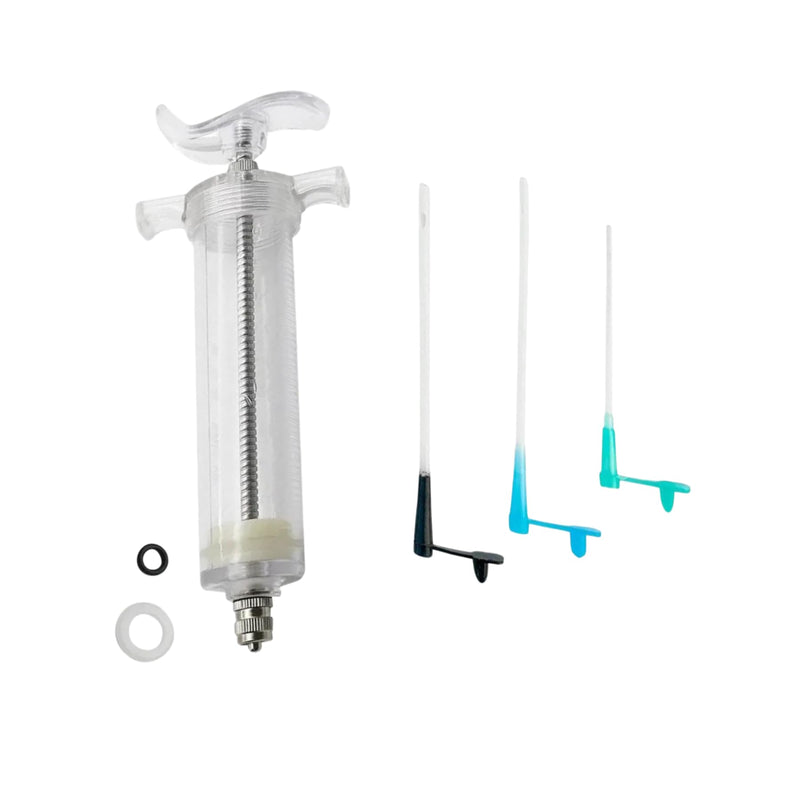 Birds Feeding 10ml 20ml 50ml Syringe Manual Feeding Rearing Gavage Curved Medication Tube Birds Small Pet Feeding Syringe (Transparent,10ml with 3 Hose) transparent 10ml with 3 hose