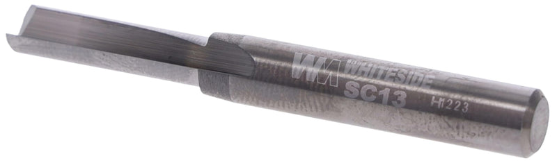 Whiteside SC13 Solid Carbide Straight Router Bit: 7/32 Inch Cutting Diameter, 1/4 Inch Shank, 3/4 Inch Cutting Length