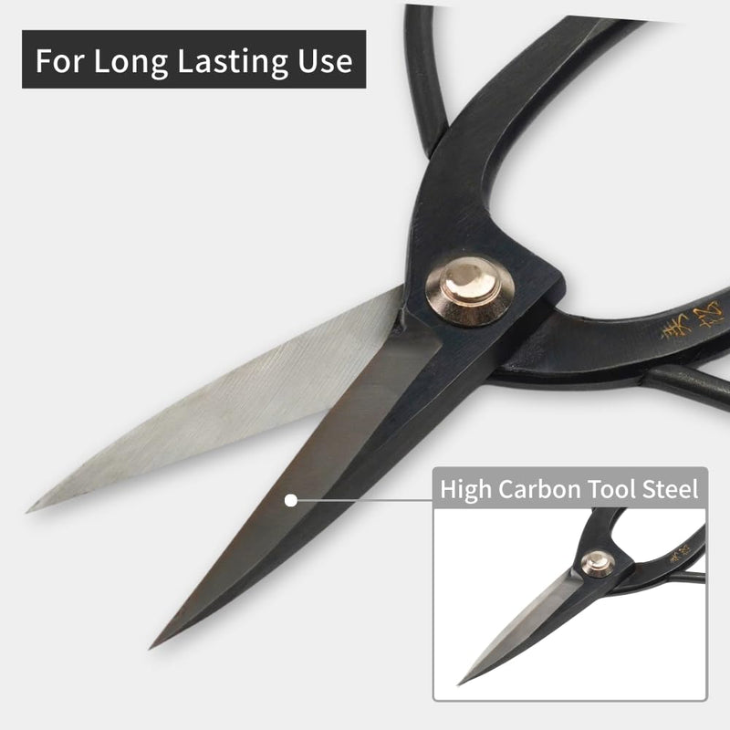 Bonsai Scissors 7.1" (18 cm) Japanese Pruning Shears - Tree Care & Gardening tools
