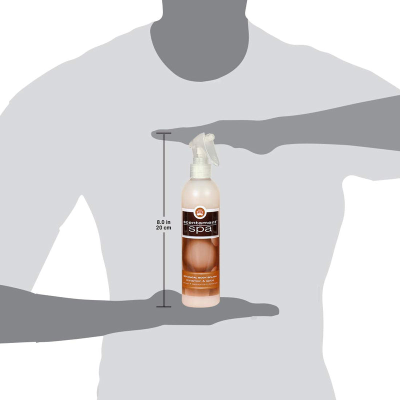 Best Shot Scentament Spa Botanical Body Splash, Body Spray Conditioner for Pets, Cat and Dog Cologne Spray, Alcohol-Free, Ready To Use, Cinnamon Spice, 8 Oz. - PawsPlanet Australia