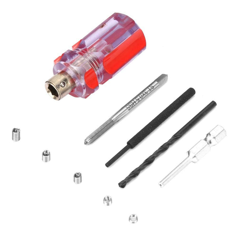 105pcs Threaded Inserts Repair Kit Stainless Steel Helicoil Type Wire Insert Installation Set (M3 x 0.5) (M3 x 0.5)