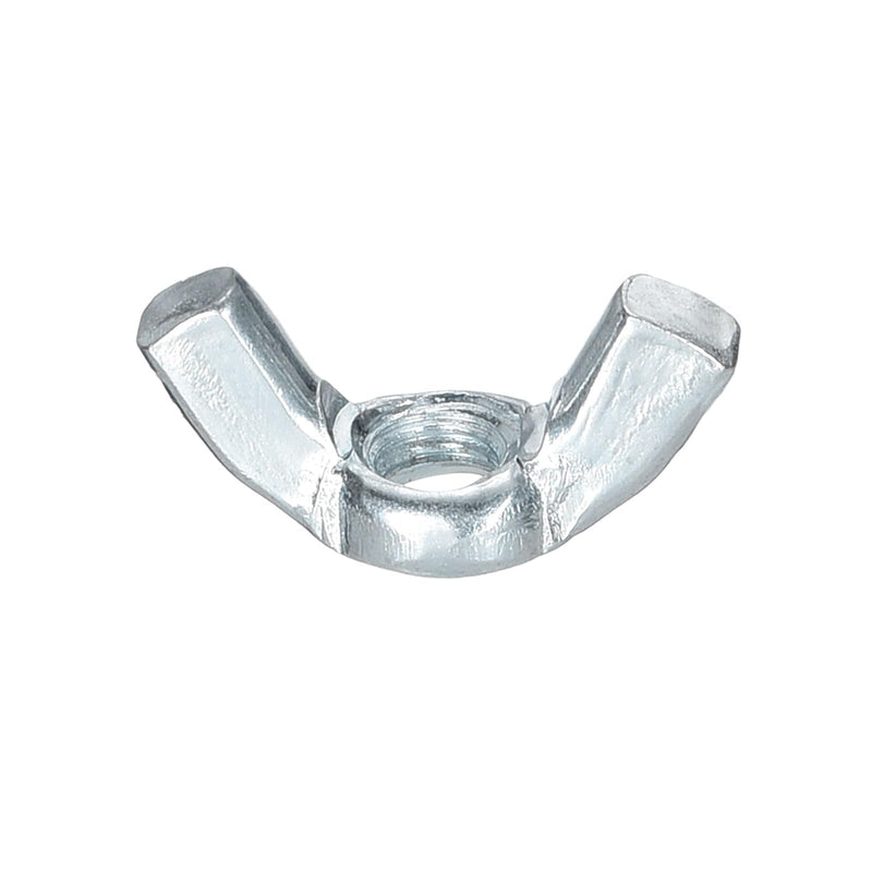 uxcell #10-32 Wing Nut 60 Pcs, Carbon Steel Butterfly Wing Nuts Fasteners Parts Hand Twist Tighten Wing Nuts for Machinery Electronic Equipment DIY, White