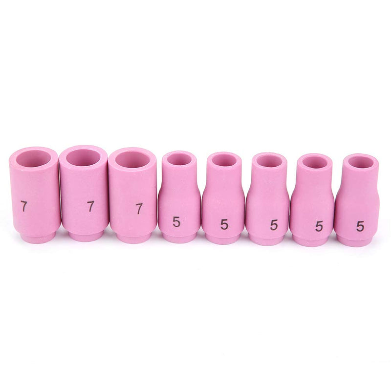Welding Torch Parts, 20 torch consumable consumables 53 Pcs/Set Welding Torch Body Parts Gas Lens Nozzle Collet Cup Kit Accessories