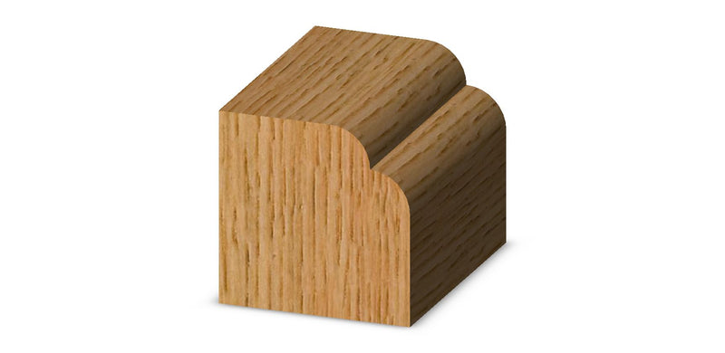 Whiteside Router Bits 3207 Double Round Bit with 5/32-Inch Radius, 1-1/8-Inch Large Diameter, 1/2-Inch Cutting Diameter and 1/2-Inch Shank