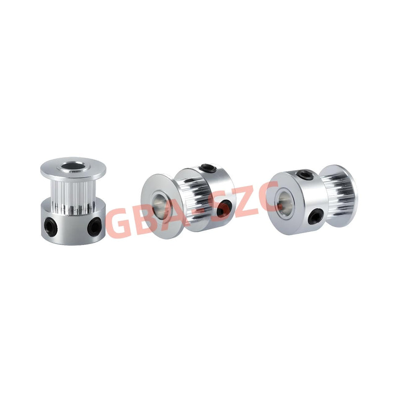GT2 Pulley 20 Teeth 5mm bore Width 6mm Aluminum 20T Pulley Wheel for 6mm Width GT2 Timing Belt for 3D Printer,CNC (10pcs) Timing Pulley 20-5-Timing-for 6mm