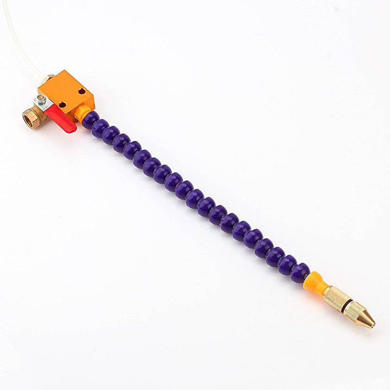 Thread Adjustable Mist Coolant Lubrication Spray System Magnetic Base Coolant Oil Water Hose Pipe for 8mm Air Pipe CNC Lathe Milling Drill