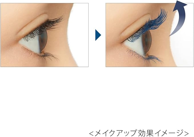 Heroine Make Curl Keep Mascara Base Blue Gray 6g Mascara Base Color Mascara Strong Curl Hot Water + Face Wash Off - NewNest Australia