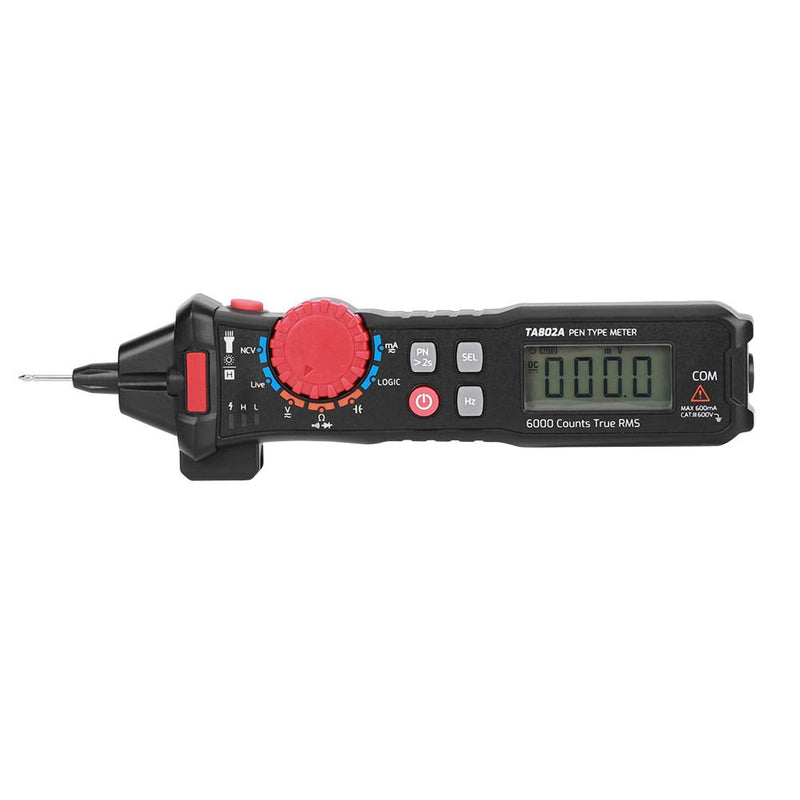 ViaGasaFamido Digital Multimeter Pen Type Auto Recognition Electrical Tester Live Line Digital Testers with Backlit Flashlight for Measuring Voltmeter Resistance Tester