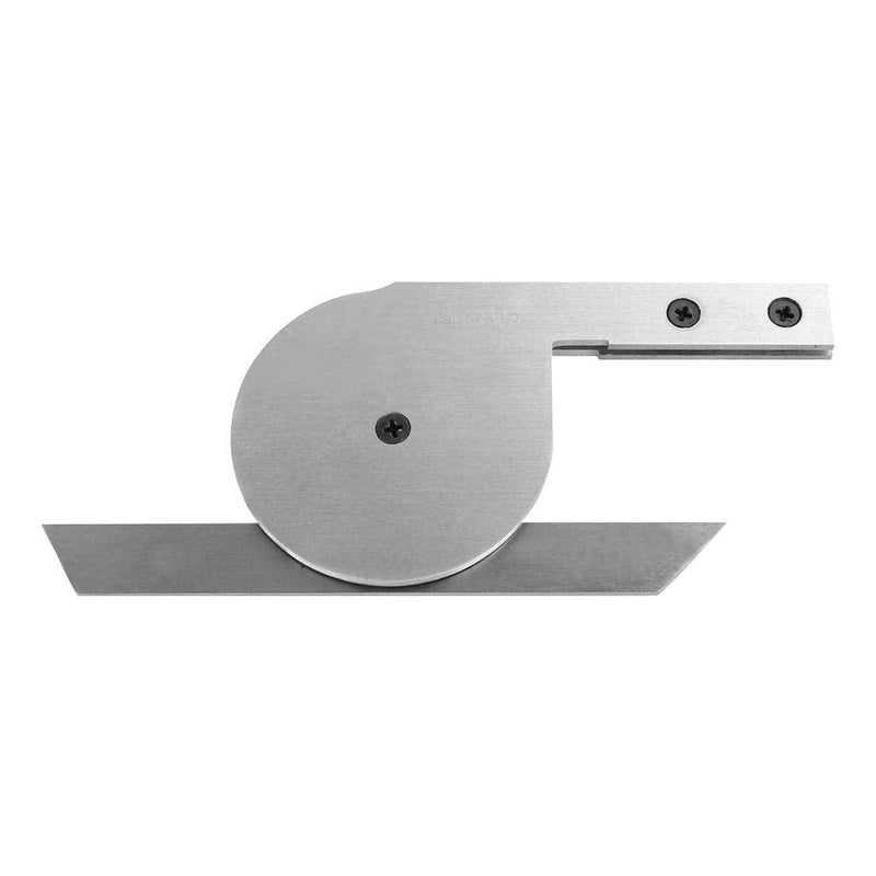 Universal Bevel Protractor, 360° Steel Angle Finder Measuring Ruler W/Magnifying Glass Angle Measuring Protractor