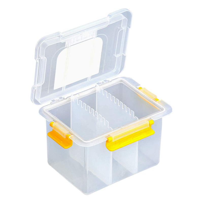 MEIJIA Plastic Tool Organizers With Removable Dividers,Plastic Storage Organizer Box (7.5") 7.5"