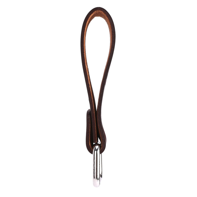 Tape Measure Holder Leather Belt Clip Drill Impact Tool Holster Heavy Duty Multitool(2-Piece Set) brown