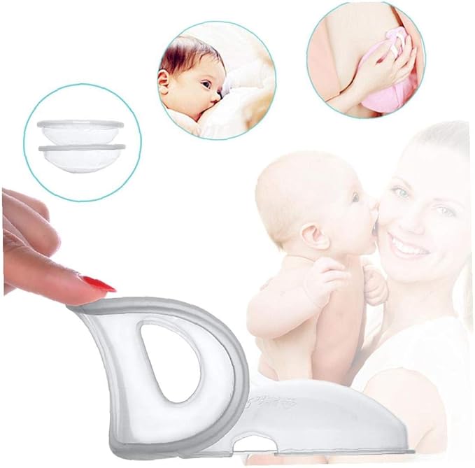 Breast Milk Collector Breast Milk Collector Bag Leak Proof Cup Saver Nipple Pack of 2 - NewNest Australia