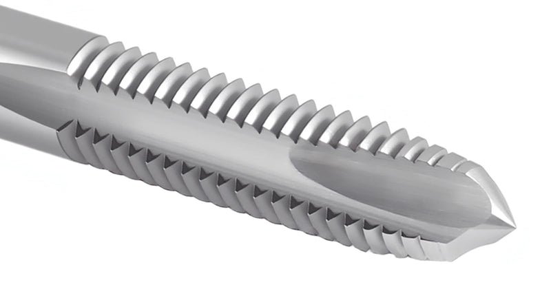 Accusize Industrial Tools Spiral Point Tap, 3/8-16NC, SPT-3/8-16x5 | 5 Pcs HSS, ANSI Standard, Fully Ground, 3 Flute, Plug Style