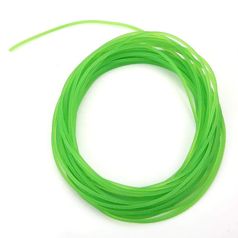 High-Performance Polyurethane Belt Green Rough PU Polyurethane Round Belt for Drive (2mm×10m)