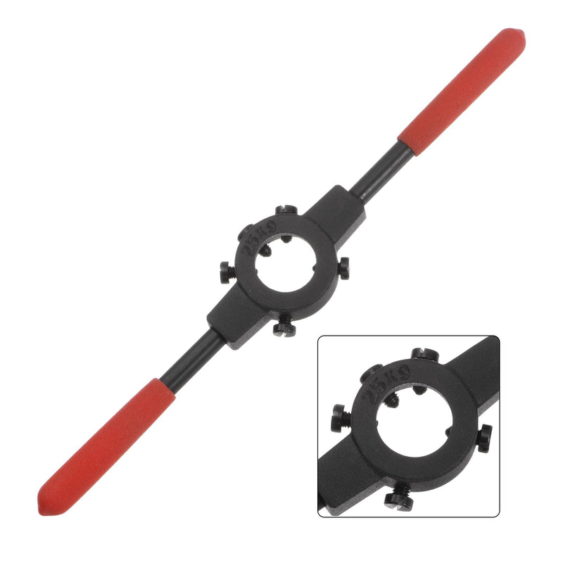 uxcell Die Stock Handle Wrench, for Metric M7-M9 (Metric) / 5/16" (UNC/UNF) / 25mm OD Round Dies, 25mm x 9mm Threading Die Holder with Plastic Handle - NewNest Australia
