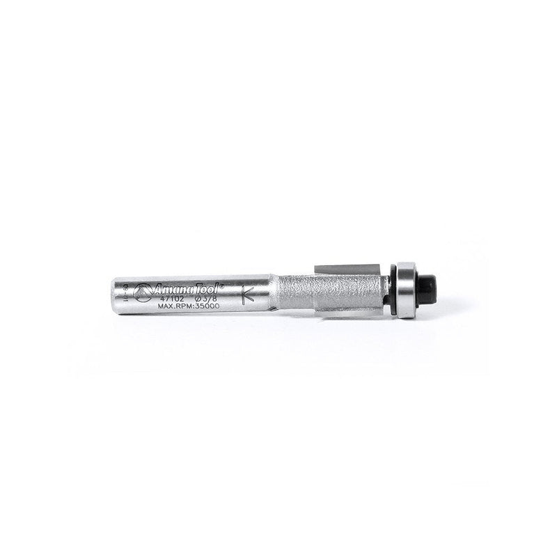Amana Tool - 47102 Carbide Tipped Flush Trim 3/8 Dia x 1/2 x 1/4" Shank