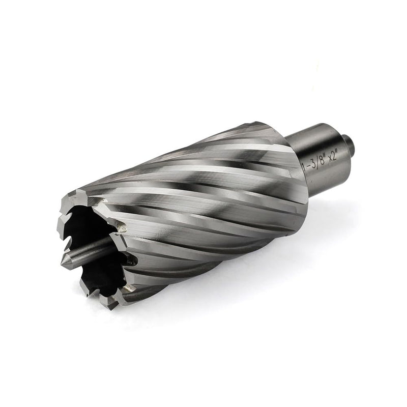 Annular Cutter 3/4 Inch Weldon Shank 1-3/8 Cutting Diameter 2 Cutting Depth Slugger Bits HSS Kit for Magnetic Drill Press