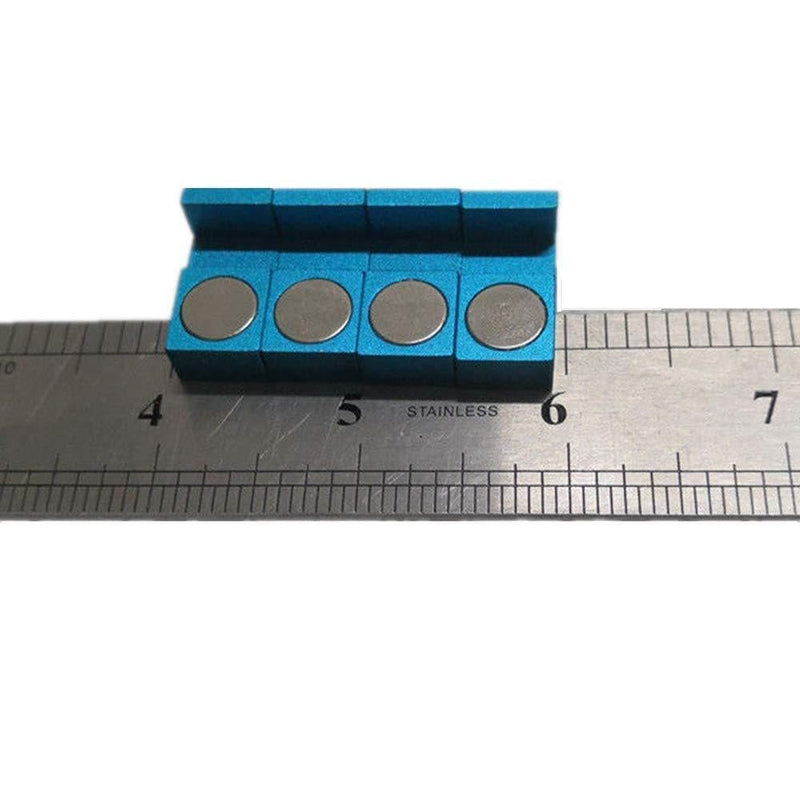 CWZ (Blue) Magnetic Parallel Keepers Holders. Dual Magnets! Vise,CNC, Kurt - 4set