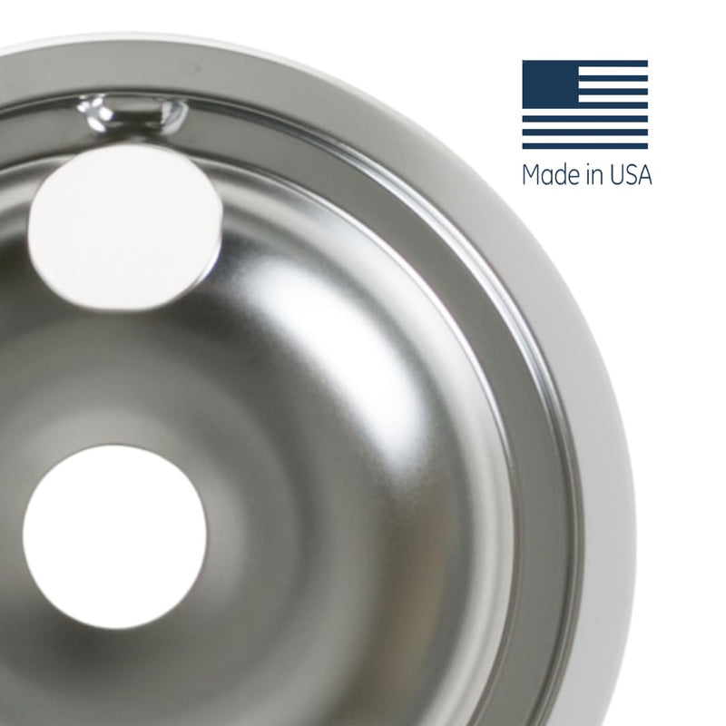 GE GE68C OEM 6" and 8" Drip Pan Kit (Chrome) Appliances Electric Range or Stoves Kitchen