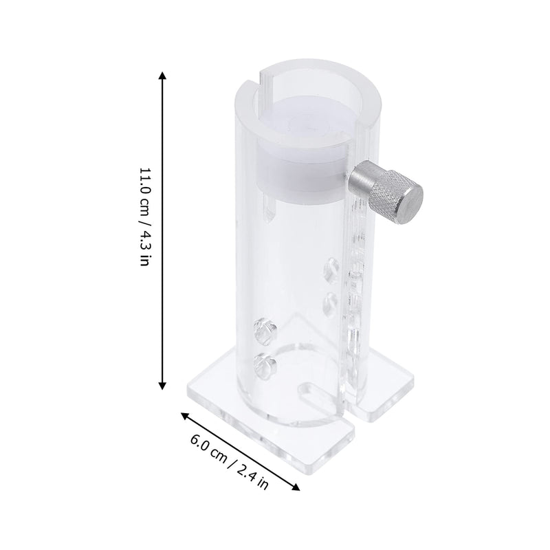 Scicalife Mouse Restrainer, Acrylic Transparent Laboratory Mice Restrainer for Research, Mouse Holder for 25-50G Gram Mice, Cages Fixing Tool Lab Equipment