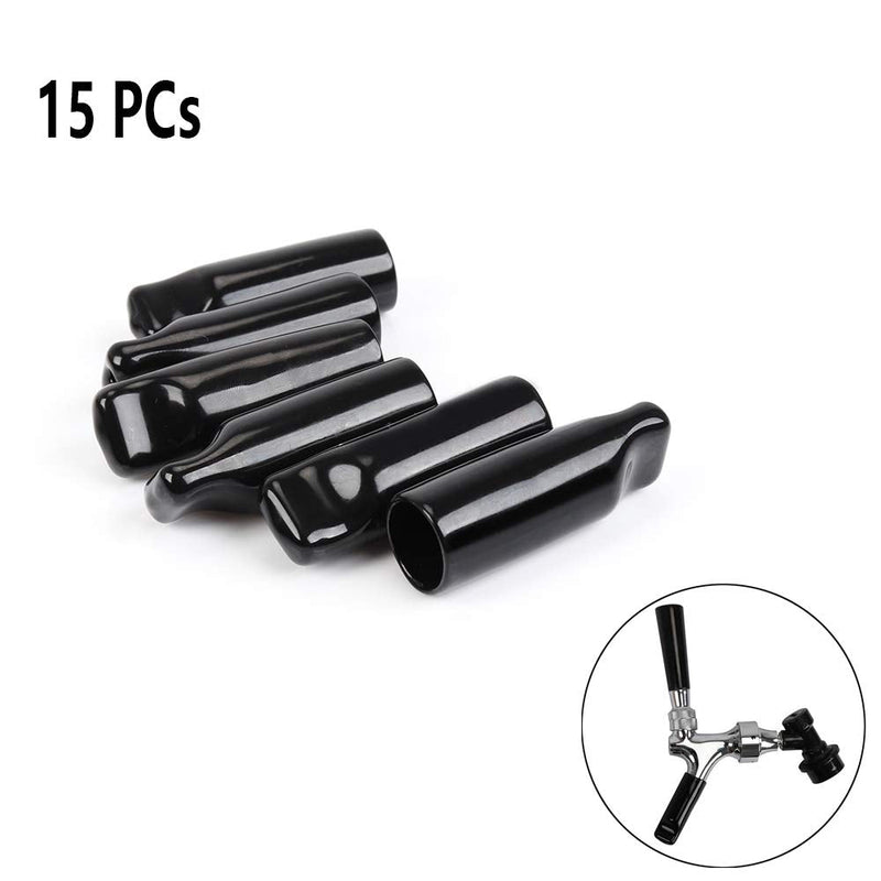 15 Beer Tap Cover Keg Cap Rubber Draft Faucet Soother Nipple Sanitary Covers Beer Tap Cover Set of 15