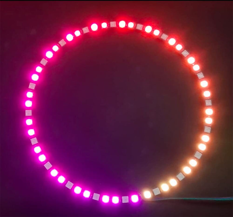 60 Bits RGB LED Rings 60 X WS2812B 5050 Rings Lamp Light with Integrated Drivers for Arduino RPI SK6812