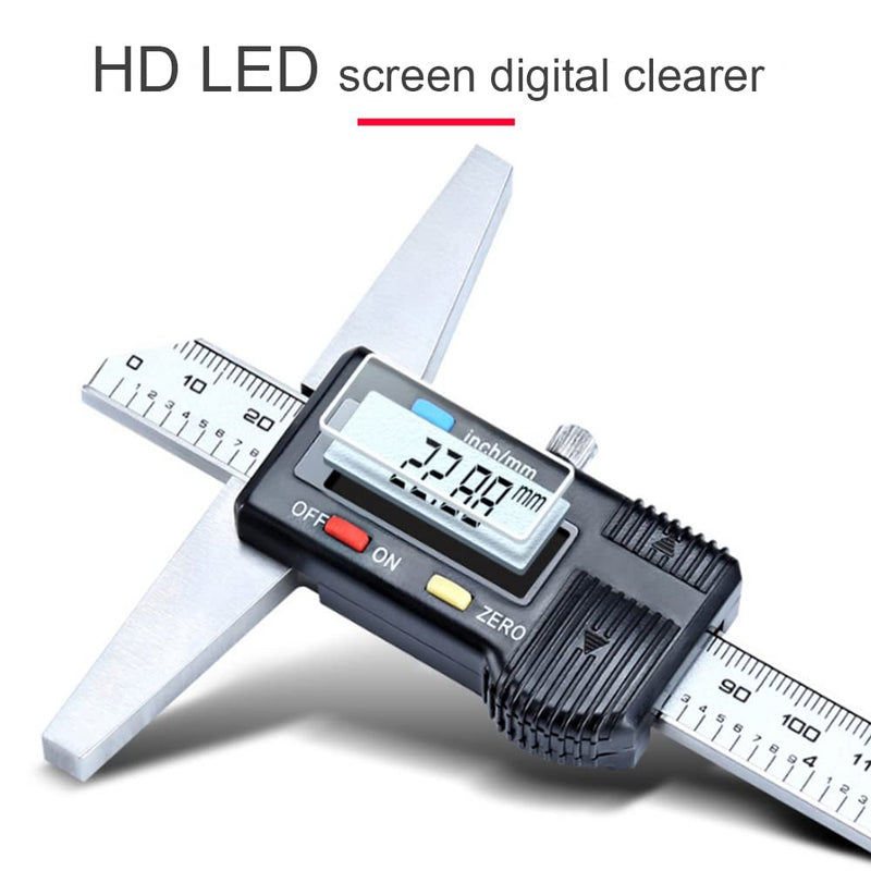 Digital Depth Caliper Electronic Depth Gauge Caliper Depth Rule (150mm(Normal)) 150mm