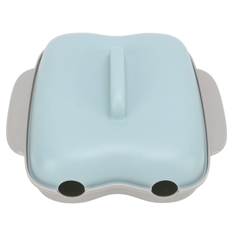 Microwave Corn Cooker, Microwave Corn Steamer Airtight Lid Steams Food Grade PP No BPA Microwavable Portable for Delicious Dorm Small Kitchen(Blue) blue