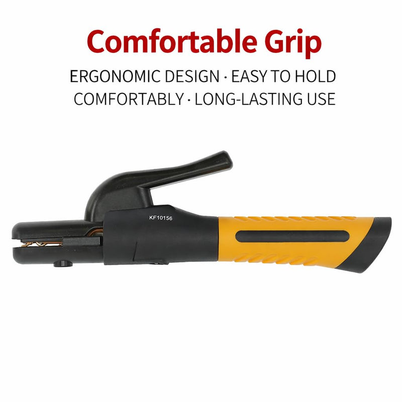 Welding Stinger Welding Electrode Holder Stick Electrode Holder 800A Jaw Design Welder Holding Clamp Rod Plier Welding Rod Clamp for Welding Machine Brass