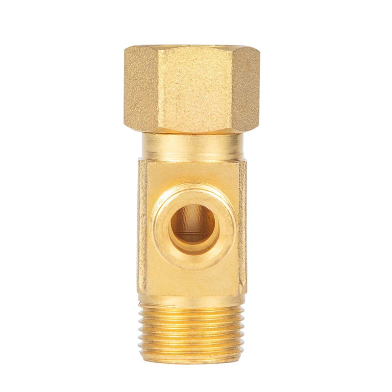 Lead-Free Brass Angle Stop Add-A-Tee Valve,3/8-Inch Compression Inlet X 3/8-Inch Compression Outlet X 3/8-Inch Compression Outlet 2 Pack 3/8x 3/8x 3/8