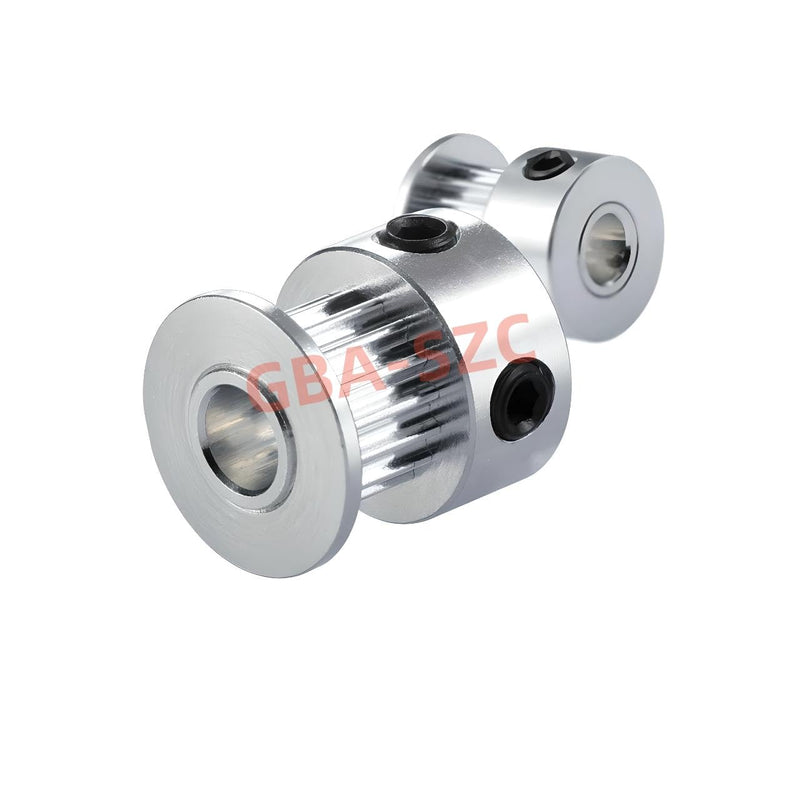 GT2 Pulley 20 Teeth 5mm bore Width 6mm Aluminum 20T Pulley Wheel for 6mm Width GT2 Timing Belt for 3D Printer,CNC (10pcs) Timing Pulley 20-5-Timing-for 6mm