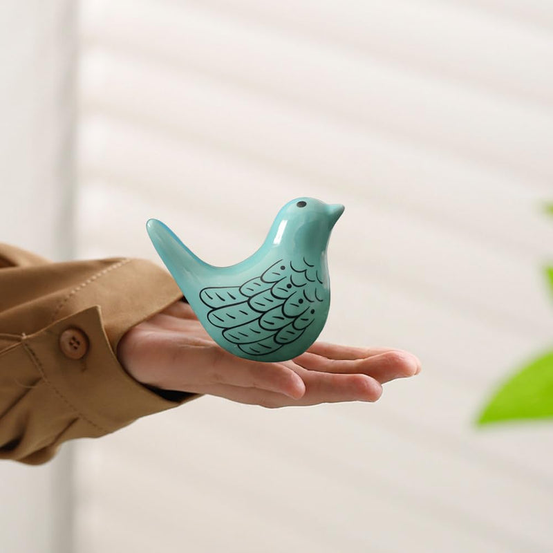 2Packs Bird Toilet Bolt Covers Decorative, Ceramic Birds Toilet Bolt Caps Decorative, Toilet Screw Cover Caps, Toilet Caps for Bottom of Toilet, Easy Installation Bathroom Replacement Parts (BLUE) Blue
