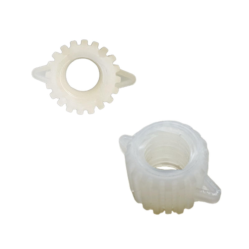 WP777533 Trunnion Nut Replaces 777533 749059 14210387 2869 Replacement Power Nut for Trash Compactor Ram Drive Screw,White(1 Pack)