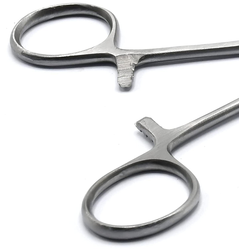 OdontoMed2011® 10 Assorted Kelly Locking HEMOSTAT Forceps 5.5" ODM (Silver) Silver