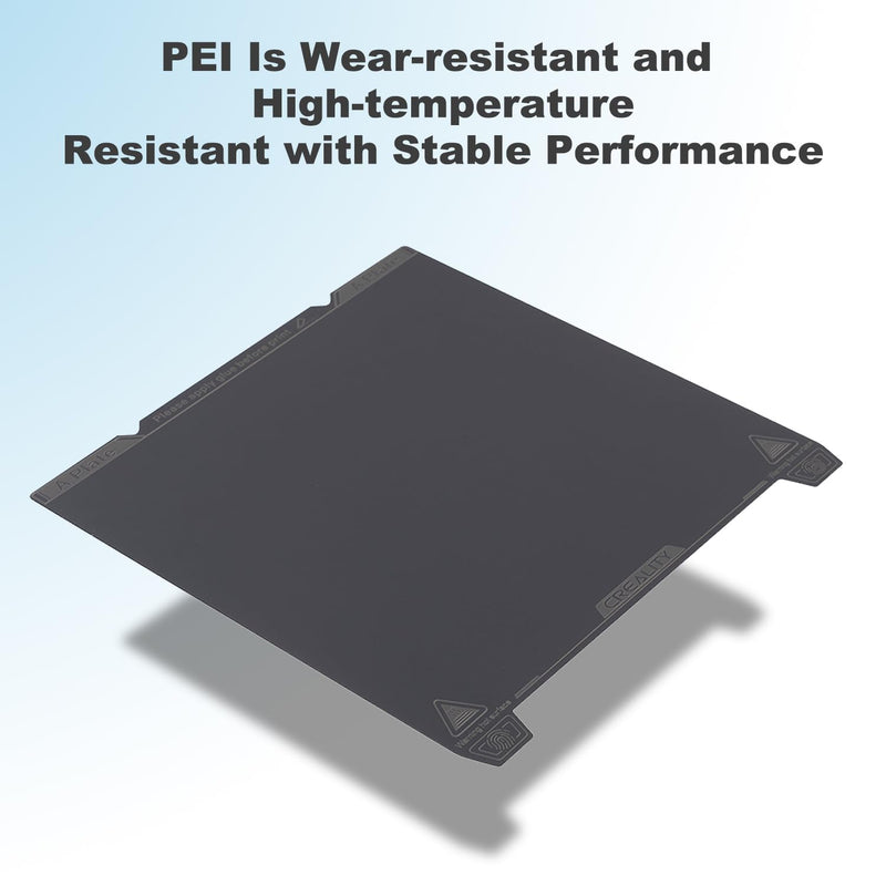 Creality K1C Smooth Build Plate PEI Sheet,235x235mm Flexible Spring Steel Plate Print Platform for Ender 3 S1/ Pro,Ender 3 Neo,Ender 3 V2 Neo,Ender 5 S1,Ender 3 V3 SE,Ender KE K1C,K1 Smooth+Soft plate