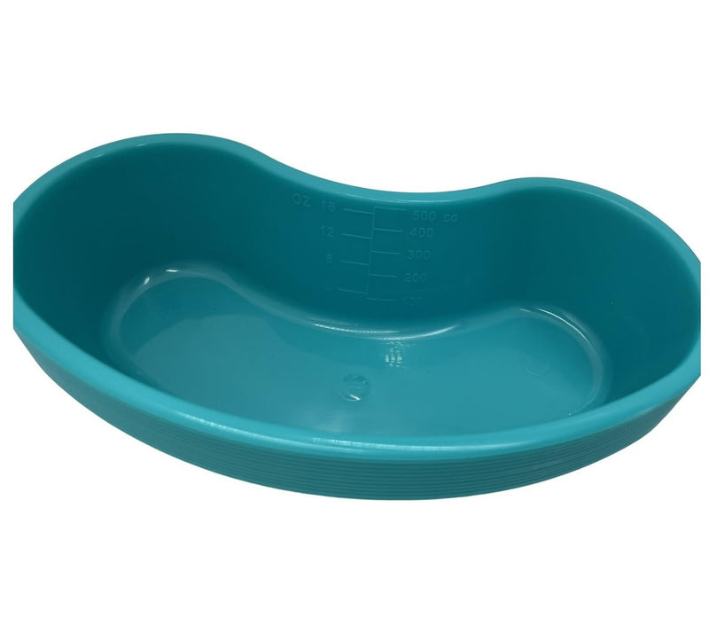 Comfort Axis Kidney Shaped Emesis Plastic Basin with Graduations, 16 Ounces, 12 Pack, Turquoise - NewNest Australia