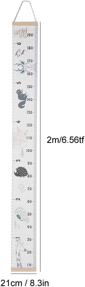 Height gauge, sticker, 6.6 ft (2 m), children's height gauge, wall mounted, children's growth record, wall mounted, height measuring instrument, Scandinavian interior, New Year, Christmas gift - NewNest Australia