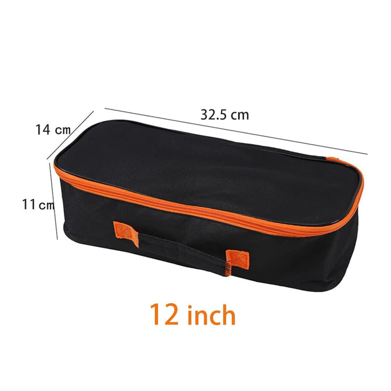Tool Bag, Waterproof Oxford Bag, Multiple Purpose-Tool Organizers and Storage, Small Metal Tools Bags (Small Portable Zipper Tool Pouch) 12 inch-1pcs
