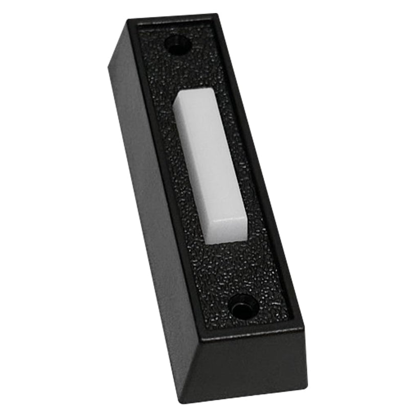 LED Lighted Doorbell Button Push Switch Wall Mounted For Chime Ring (WHITE) WHITE