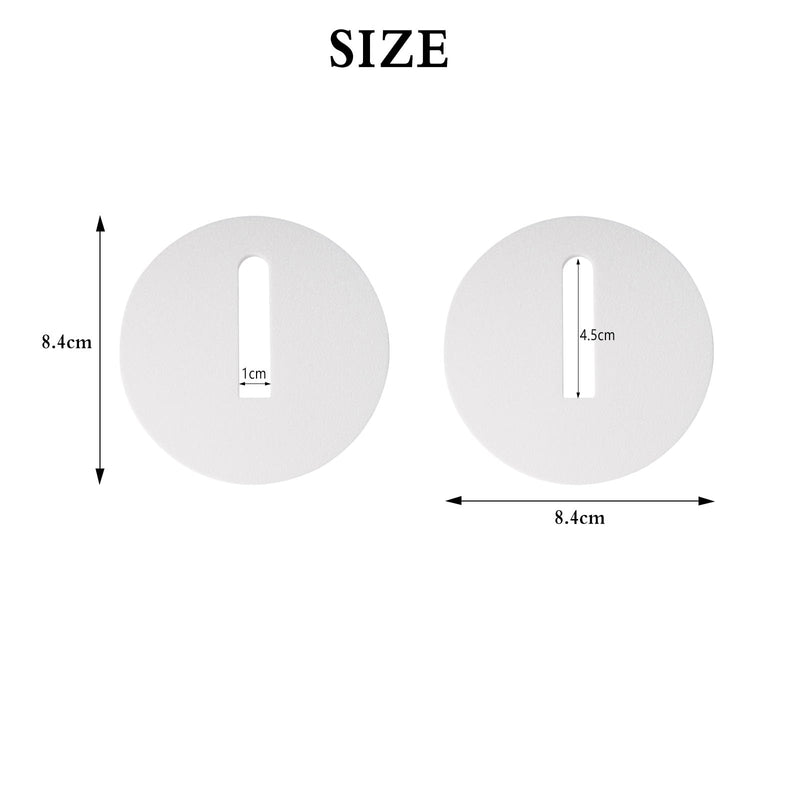 Bidet Bolt Cover Plate to Prevent Dust Accumulation, 2 Pack Bidet Bolt Cover Attachment for Toilet Seat 110, 120, 320 and 185