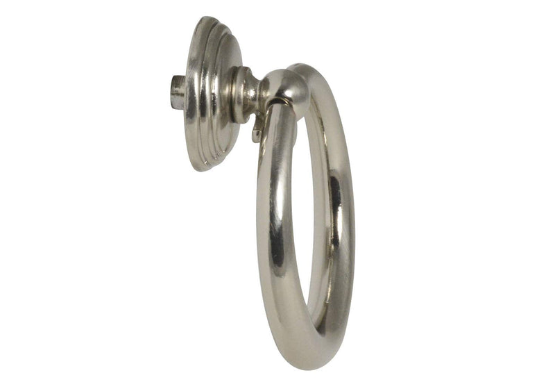CKP Brand #76-02 Origins Collection 2 in. (51mm) Furniture Ring Pull, Brushed Nickel - 10 Pack