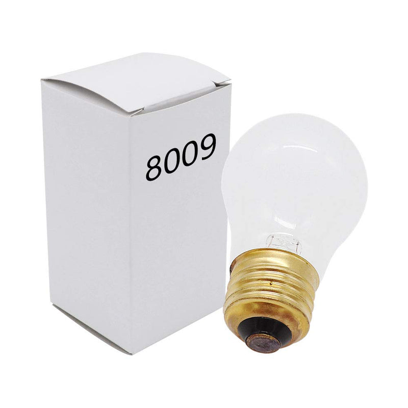 AMI PARTS Oven Light Bulbs 40W 130V- 8009 Refrigerator Light Bulb - E26 Appliance Light Bulb - Fit for Whirlpool GE Kenmore Frigidaire Refrigerator Light Bulb 1PACK