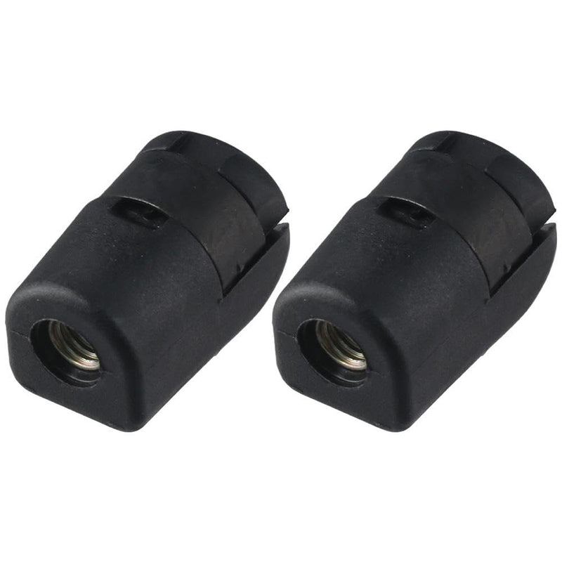 2pcs Gas Spring End Fitting Black Connector,Automotive Gas Spring Fittings,Black Gas Spring Connector