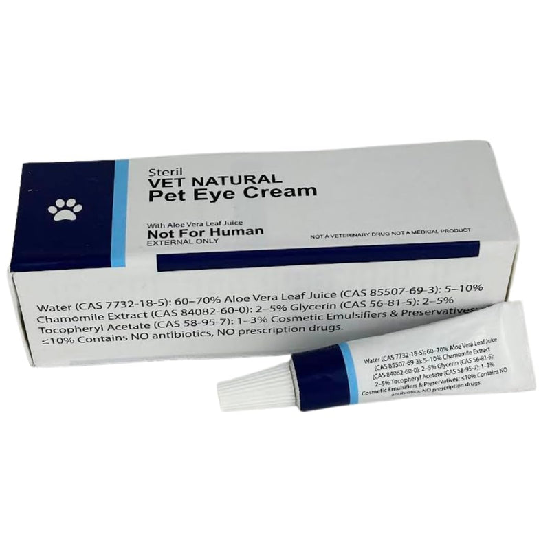 SINCE 1871 GÜLLÜOGLU Pet Eye Cream for Dogs, Cats, Kittens, Puppies, Sheep, Horse, Birds (3 Pack) 10.5g Pet Eye Area Cream Balm,Daily Care for Animals, Cream,Use for Animals