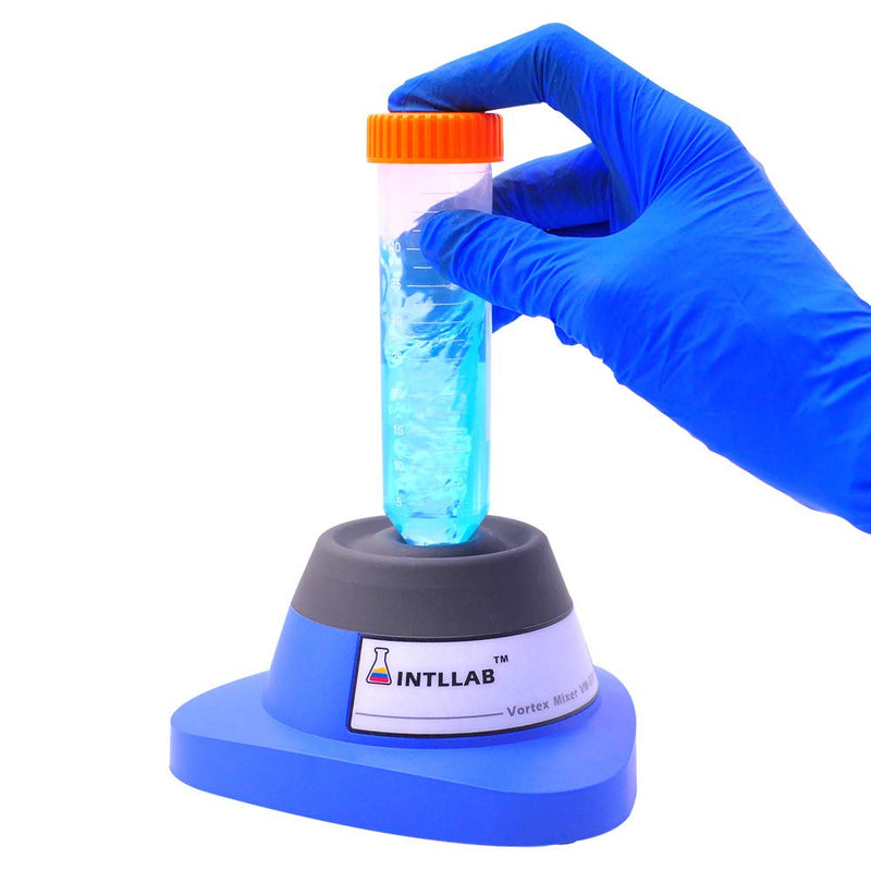 Mini Vortex Mixer with Touch Function, Lab Mixing, Nail Polish,Eyelash Adhesives and Acrylic Paints Mixing, Lab Vortexer for Tubes,Include 120 pcs Stainless Steel Mixing Balls