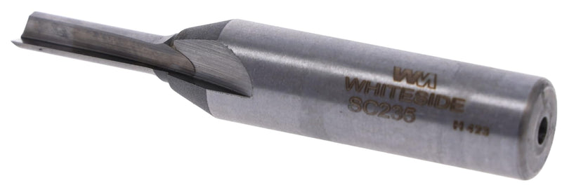 Whiteside Router Bits SC235 Standard Straight Bit with Solid Carbide 15/64-Inch Cutting Diameter and 3/4-Inch Cutting Length