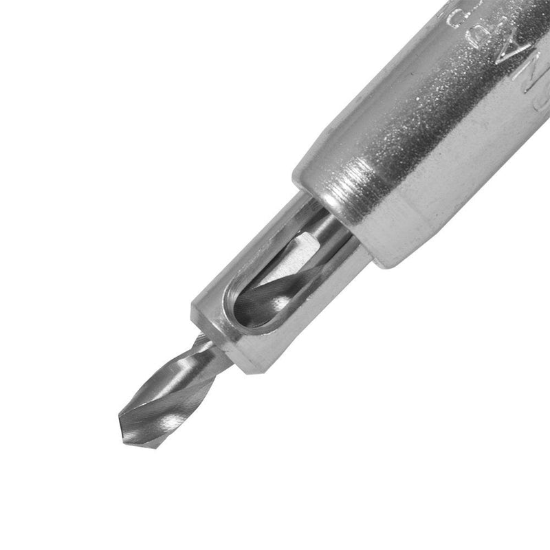 Make it Snappy Tools 45400 - 3-Piece Self Centering Hinge Bits and Quick Change Chuck Set, #2/#6/#8 Soft Wood Screws and #4/#10 Hard Wood Screws, 1/8" Hex Key, 1/4-Inch Hex Power Bit Shank
