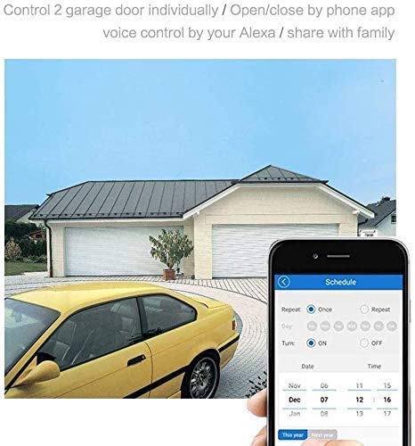 2CH WiFi RF Wireless Switch Relay,Inching Self-Locking Interlock Mode,Compatible with Alexa Goolge Home (Smart Life app WiFi RF Bluetooth Relay)