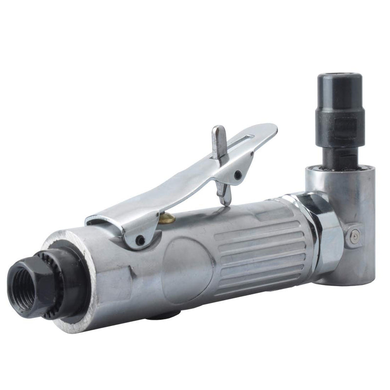 1/4-Inch Angle Air Die Grinder, Mini Air Angle Die Grinder, pneumatic angle die grinder, 90 Degree Angled Air Die Grinder, Edge Series Air Angle Die Grinder, Polished color